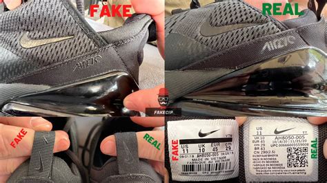 how to tell if nike air 270 are fake|genuine nike 270.